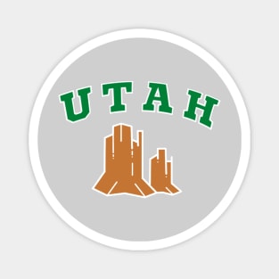 Text Utah with montauns Magnet